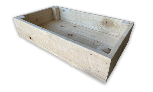 Rectangular Crate / Planter - Whitewash - Choose From 16 Sizes