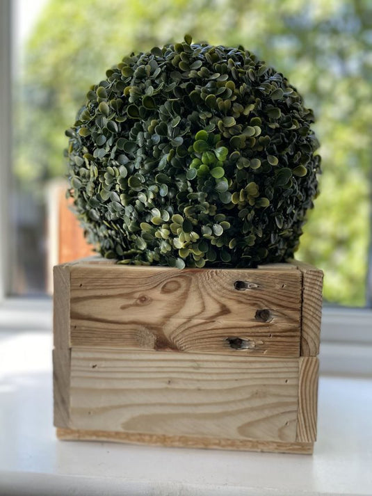 Rustic Square Indoor Planters X-Small 20cm x 20cm - 2 Pack