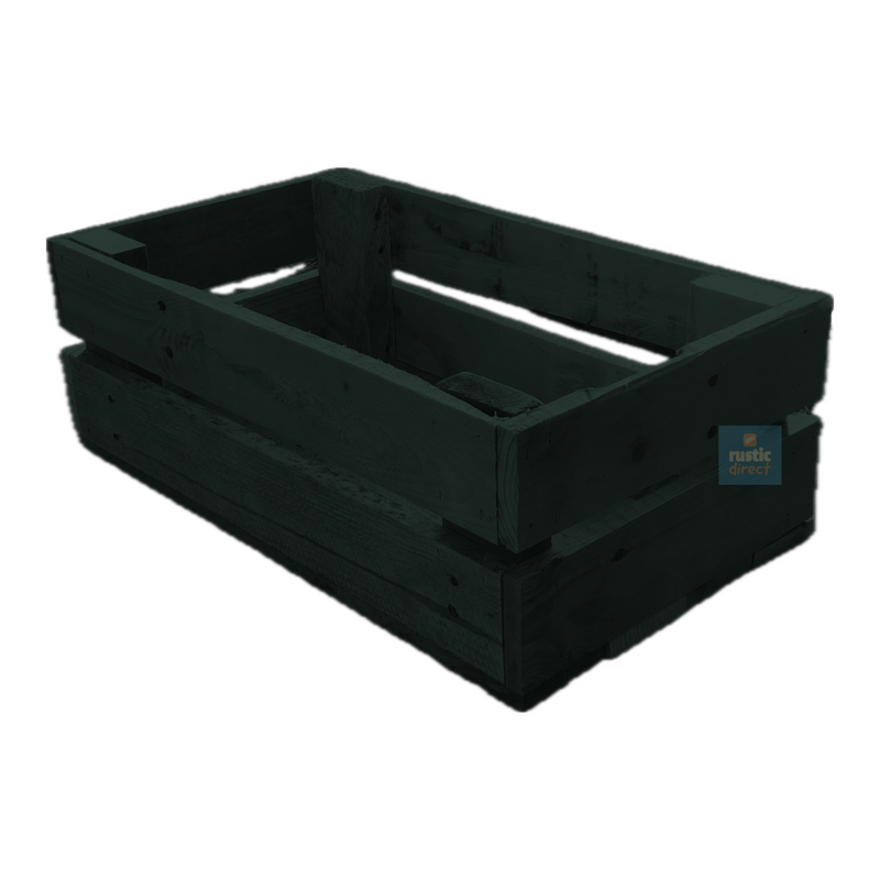 Load image into Gallery viewer, Rustic Direct Rectangular Eco Wood Crate 2 Tier - Forest Green
