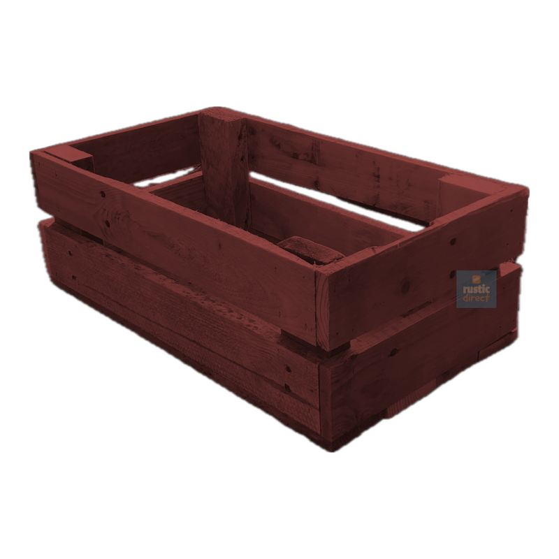 Load image into Gallery viewer, Rustic Direct Rectangular Eco Wood Crate 2 Tier - Carmine Red
