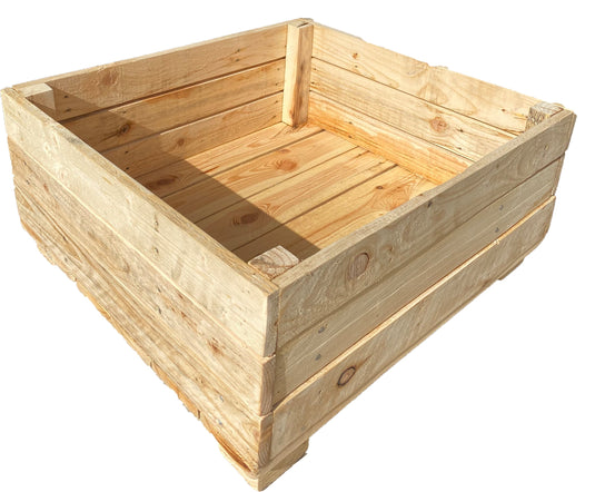 Rustic Square Planters 40cm x 40cm - Treated