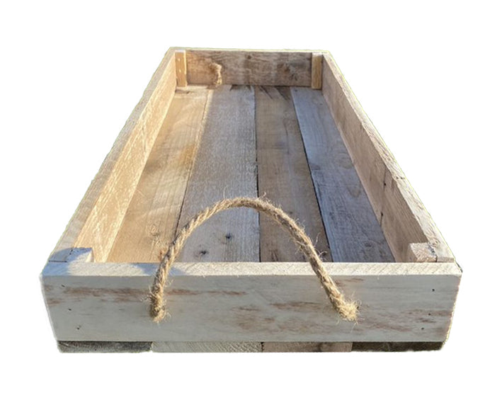 Load image into Gallery viewer, Rustic Tray With Rustic Handles (Various Sizes)
