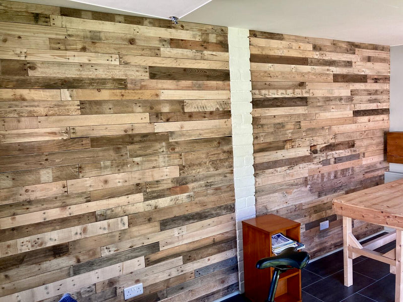 Load image into Gallery viewer, Natural Mixed Tones Rustic Cladding - 10 Square Meter Pack - UnSanded
