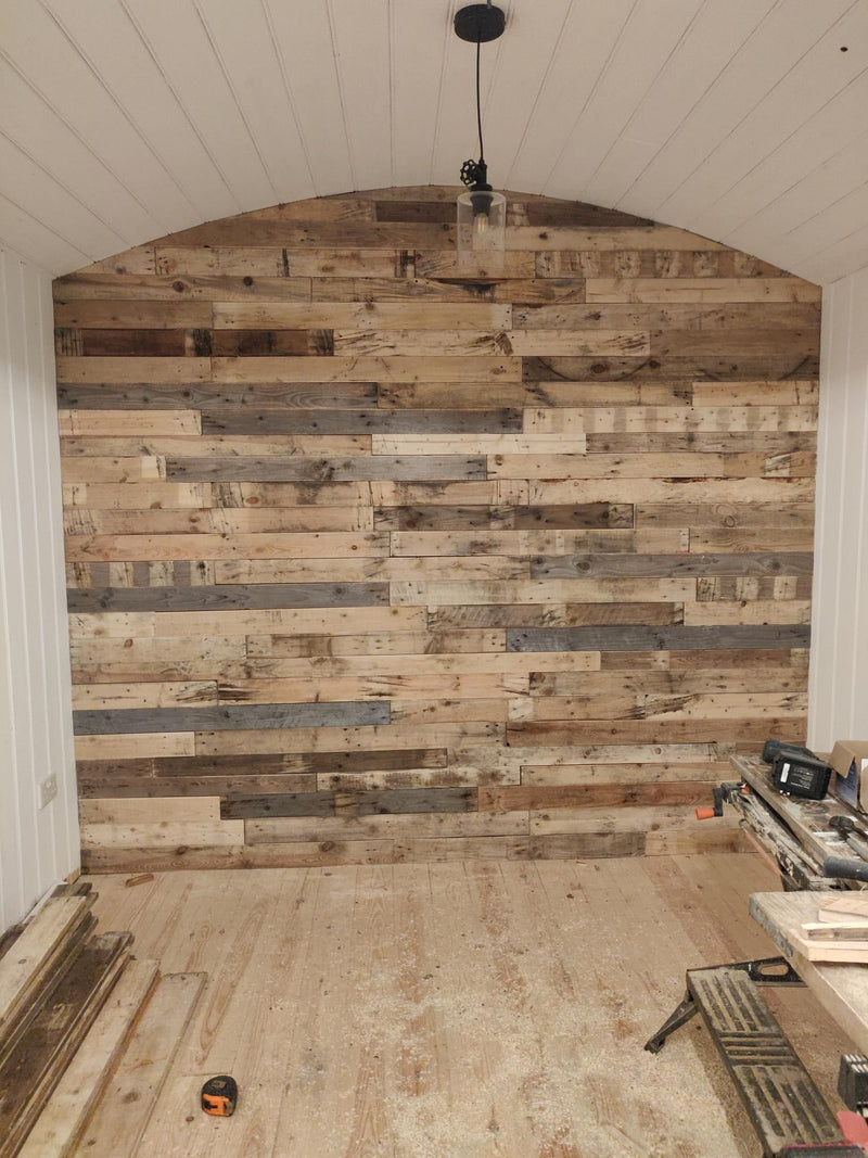 Load image into Gallery viewer, Natural Mixed Tones Rustic Cladding - 40 Square Meter Pack - Sanded
