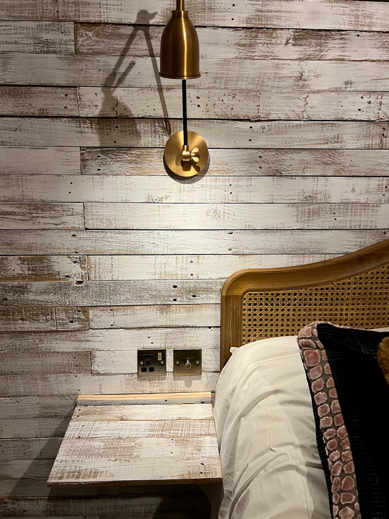 Load image into Gallery viewer, Alpine Whitewash Rustic Wood Cladding - 25 Square Meters
