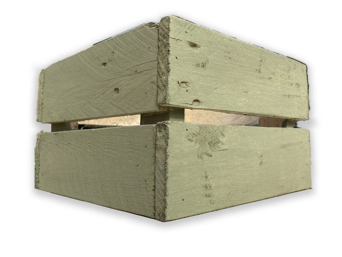 Rectangular Crate / Planter - Olive Green Solid - Choose From 16 Sizes