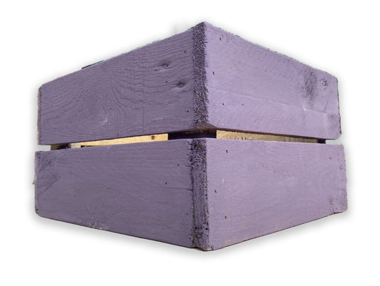 Rectangular Crate / Planter - Rodmell Purple Solid - Choose From 16 Sizes