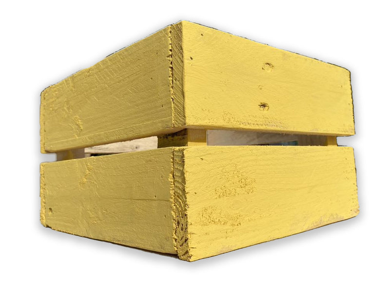 Load image into Gallery viewer, Rectangular Crate / Planter - Tilton Yellow Solid - Choose From 16 Sizes
