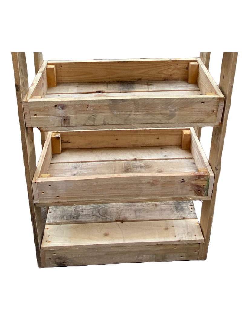 Load image into Gallery viewer, Rustic Direct Flat Handmade Display Stands - 2 Tier
