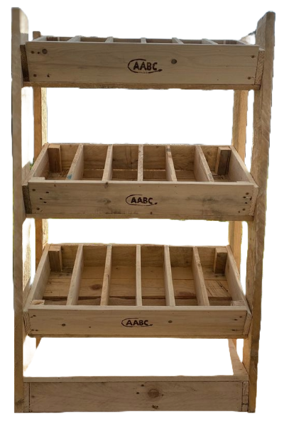 Rustic Direct Handmade Display Stands - 3 Tier