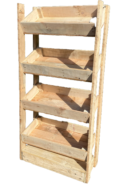 Load image into Gallery viewer, Rustic Direct Handmade Display Stands - 4 Tier
