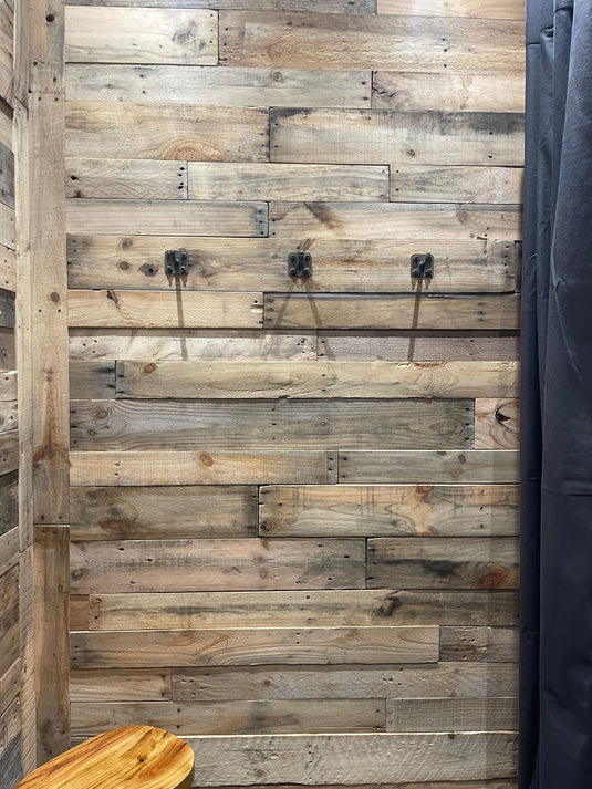 Natural Mixed Tones Rustic Cladding - 35 Square Meter Pack - UnSanded