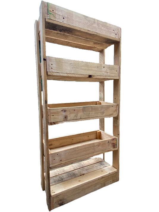 Rustic Direct Flat Handmade Display Stands - 4 Tier