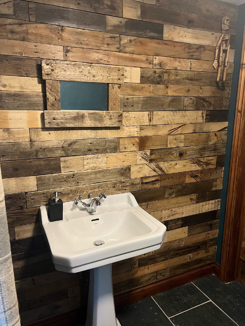 Load image into Gallery viewer, Natural Mixed Tones Rustic Cladding - 30 Square Meter Pack - UnSanded
