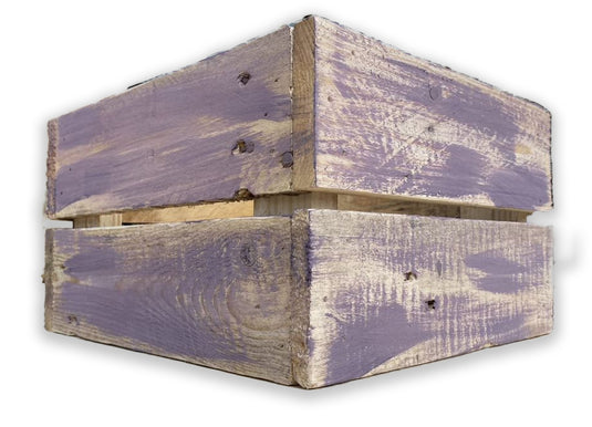 Rectangular Crate / Planter - Rodmell Purple - Choose From 16 Sizes