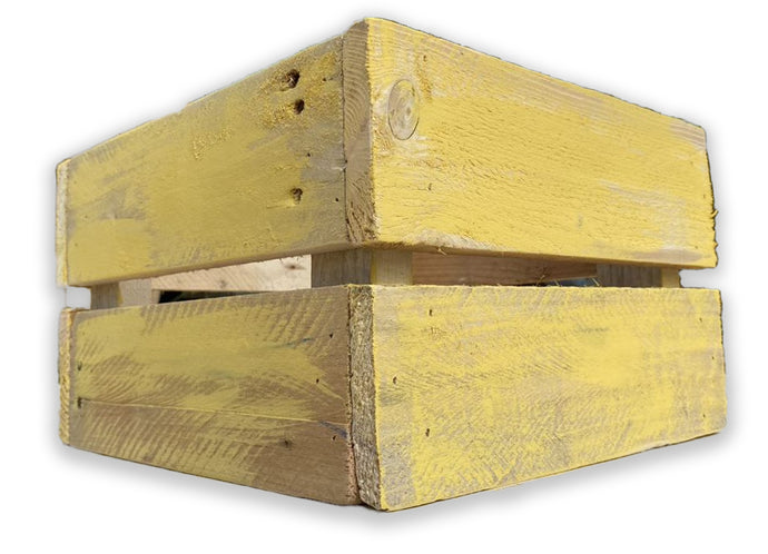 Rectangular Crate / Planter - Tilton Yellow - Choose From 16 Sizes