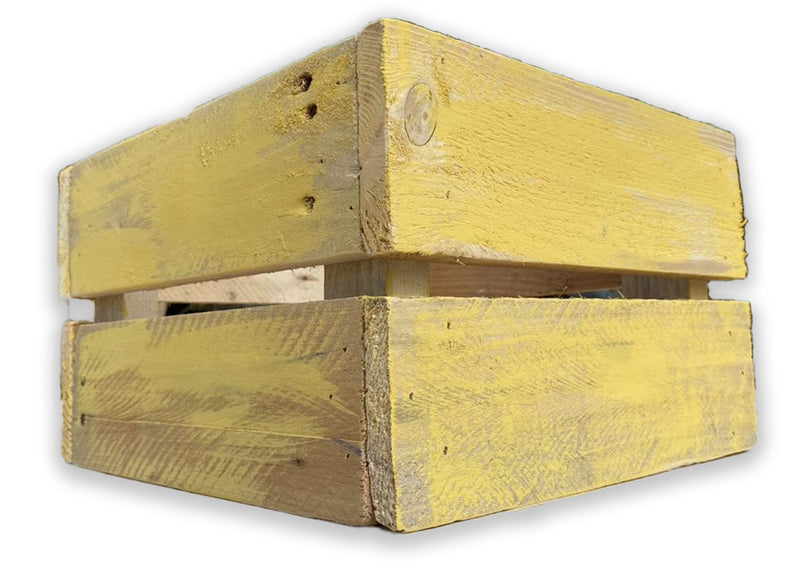 Load image into Gallery viewer, Rectangular Crate / Planter - Tilton Yellow - Choose From 16 Sizes
