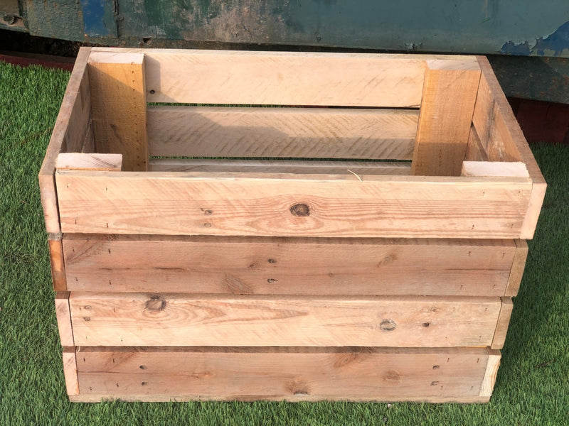 Load image into Gallery viewer, Rustic Direct Rectangular Wood Crate 4 Tier 40cm x 30cm
