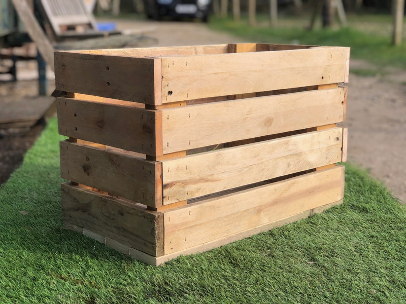 Load image into Gallery viewer, Rustic Direct Rectangular Wood Crate 4 Tier 40cm x 30cm
