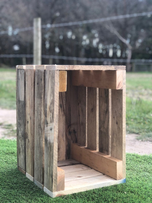 Rustic Direct Handcrafted Pallet Board Crate - 4 Tier - 60cm x 30cm